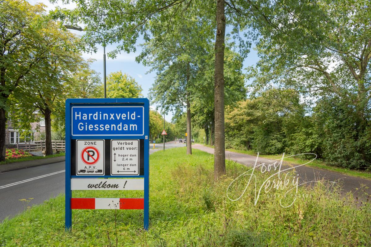 Plaatsnaambord Hardinxveld-Giessendam