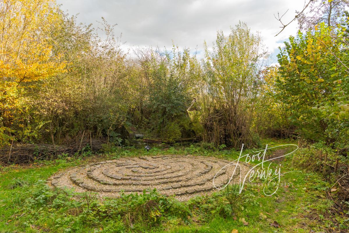 Labyrint in Heemtuin Alblasserbos