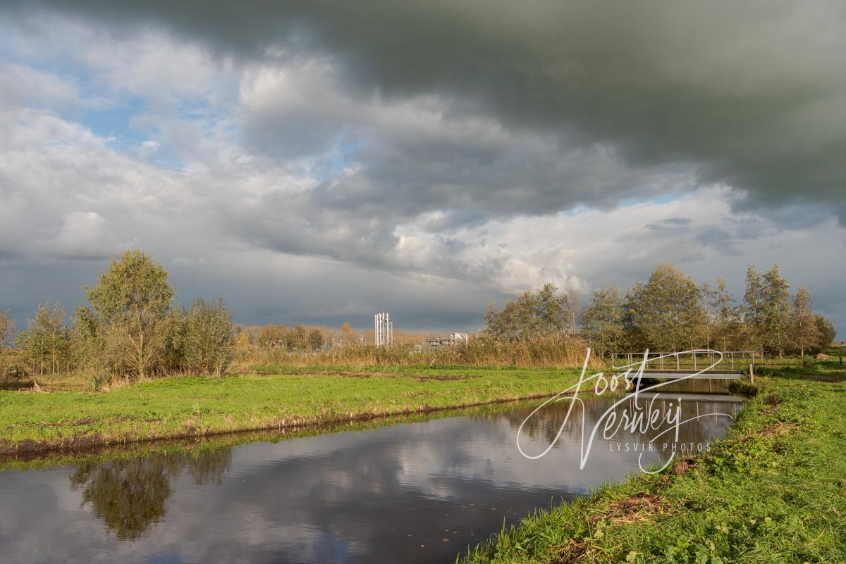 Wandelgebied bij gascompressiestation