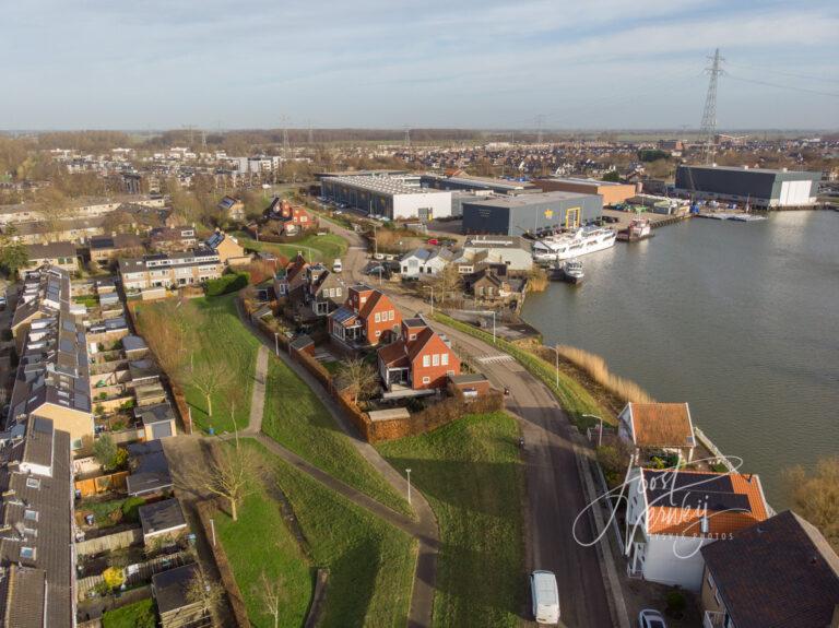 Luchtfoto wijk De Kooy