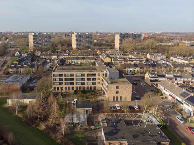 Luchtfoto wijk De Kooy