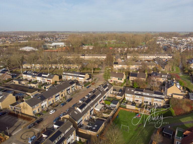 Luchtfoto wijk De Kooy