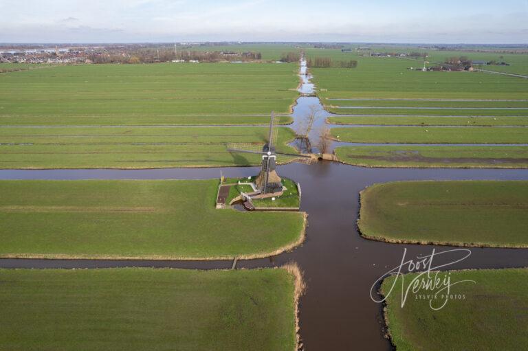 Luchtfoto Oude Weteringmolen