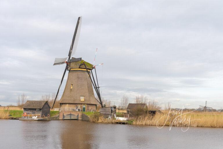 Molen Overwaard no 5 in Kinderdijk