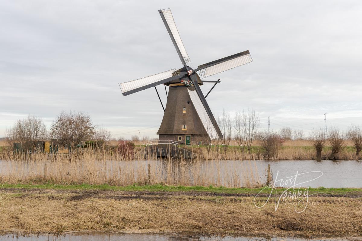 Molen Overwaard no 3 in Kinderdijk