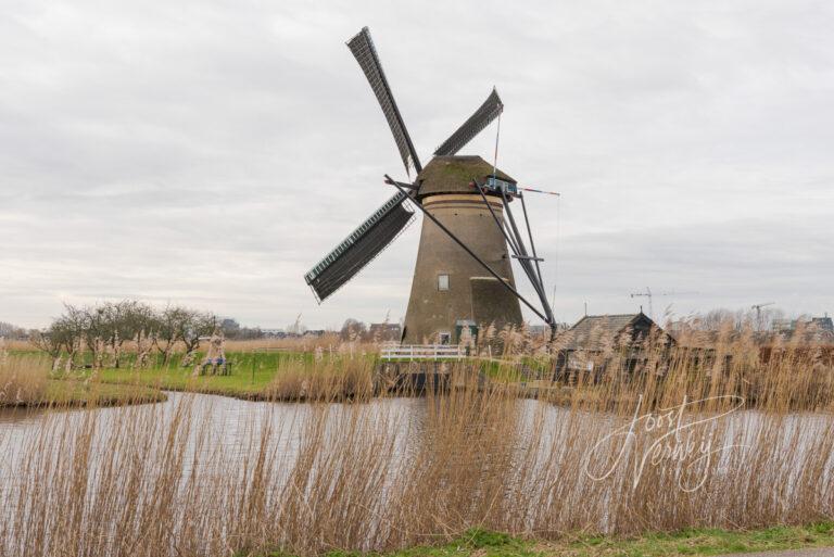 Molen Nederwaard no 1 in Kinderdijk