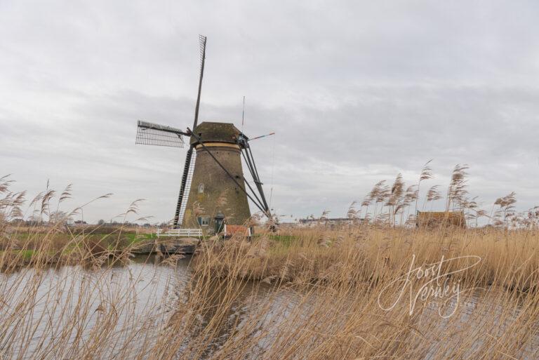 Molen Nederwaard no 7 in Kinderdijk