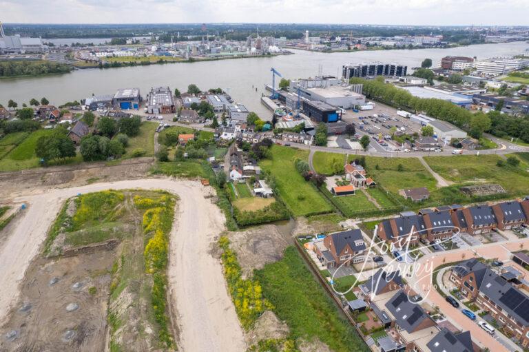 Luchtfoto nieuwbouw wijk Het Buurtschap