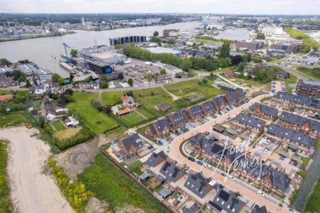 Luchtfoto nieuwbouw wijk Het Buurtschap