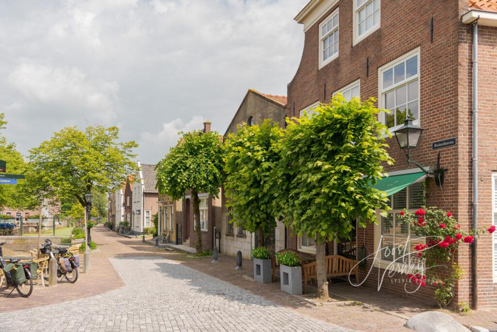 Sfeervol straatje in Nieuwpoort