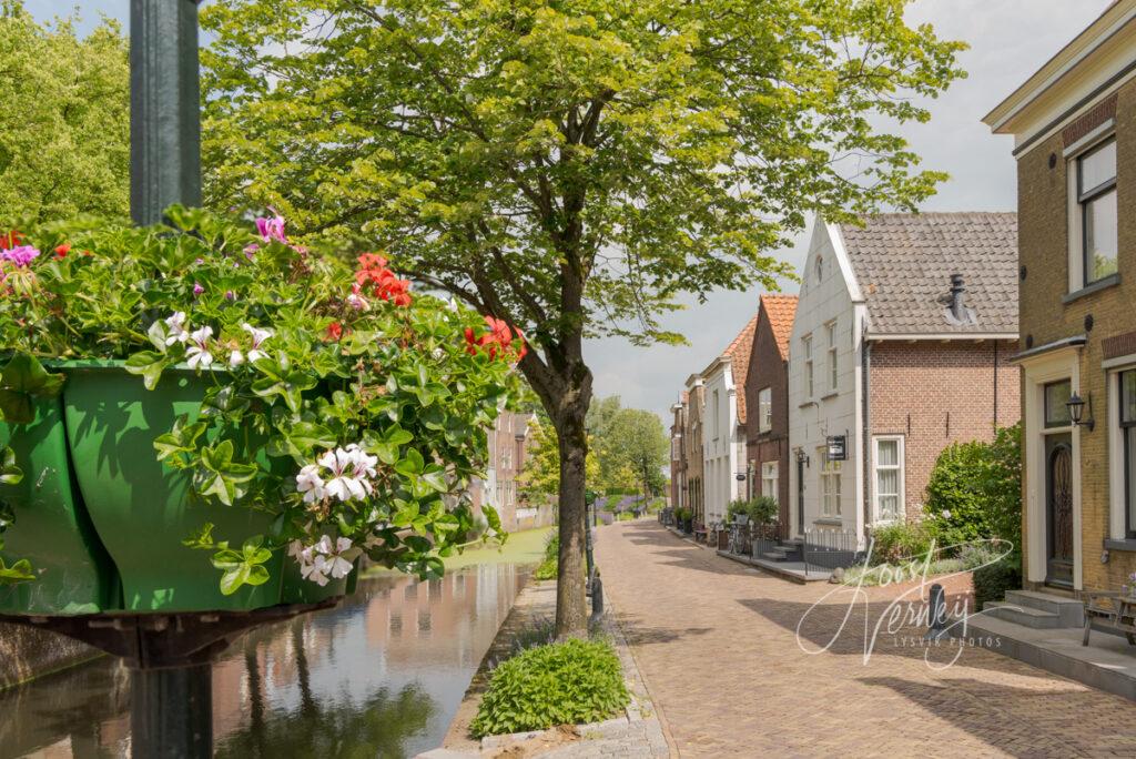 Sfeervol straatje in Nieuwpoort