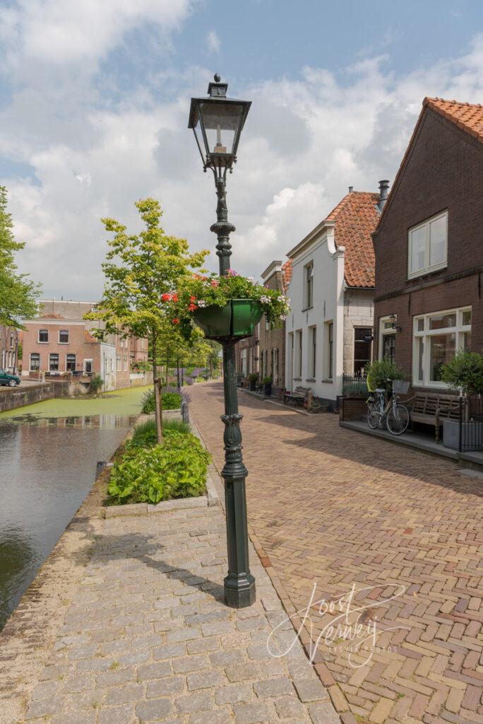 Lantaren aan de Buitenhaven in Nieuwpoort