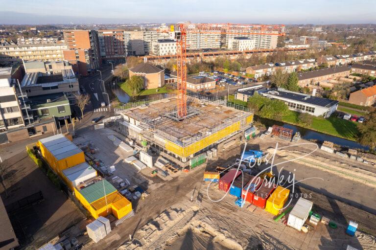 Luchtfoto nieuwbouw Kraaihoek Zuid