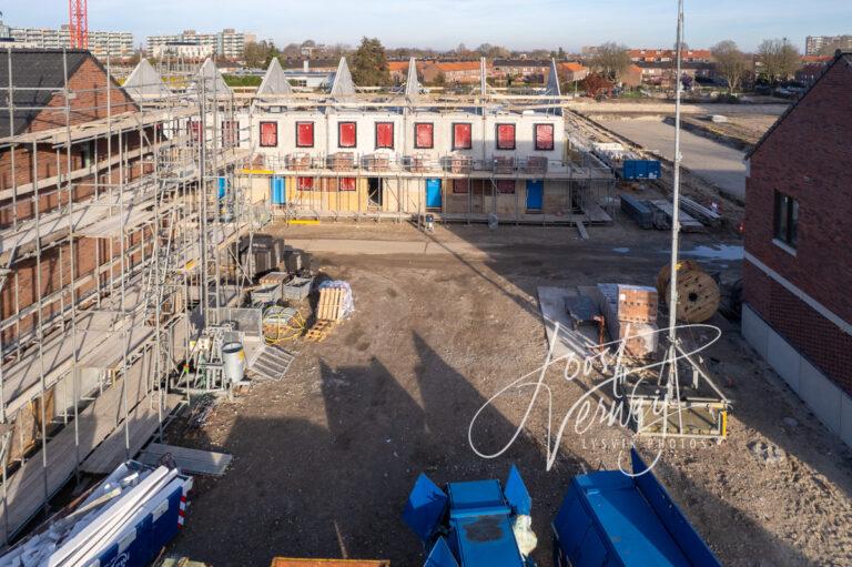 Luchtfoto nieuwbouw Kraaihoek Zuid