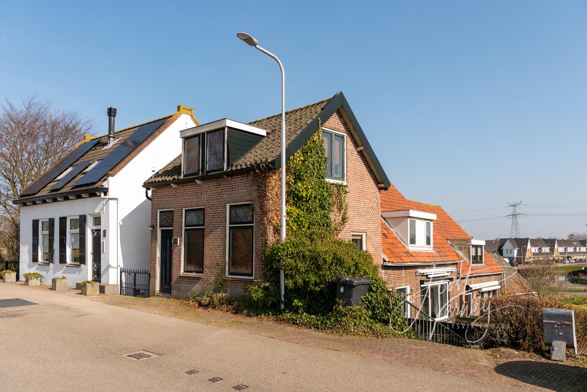 Dijkwoningen aan de Baanhoek in Sliedrecht